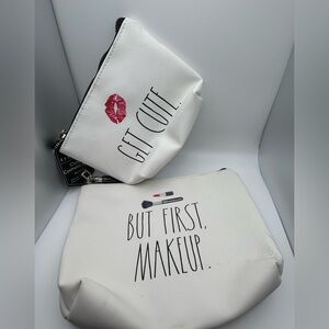 Rae Dunn’Get Cute' & 'But First, Makeup' Cosmetic Pouch Set
(241)